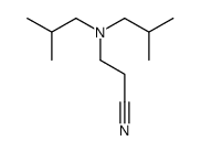 3-[bis(2-methylpropyl)amino]propanenitrile