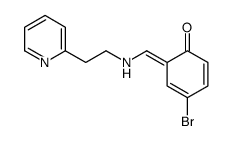 4-bromo-6-[(2-pyridin-2-ylethylamino)methylidene]cyclohexa-2,4-dien-1-one