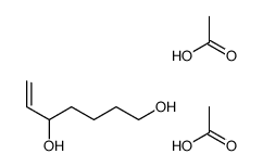 acetic acid,hept-6-ene-1,5-diol