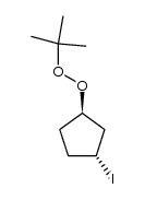 trans-1-t-butylperoxy-3-iodo-cyclopentane