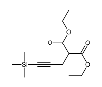diethyl 2-(3-trimethylsilylprop-2-ynyl)propanedioate