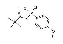 pinacoyl (4-methoxyphenyl)tellurium dichloride