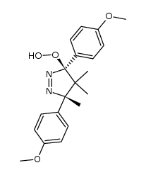 (3S,5S)-3-hydroperoxy-3,5-bis(4-methoxyphenyl)-4,4,5-trimethyl-4,5-dihydro-3H-pyrazole