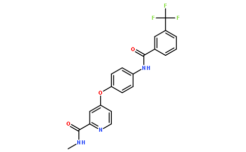 N-甲基-4-(4-(3-(三氟甲基)苯甲酰氨基)苯氧基)吡啶-2-甲酰胺