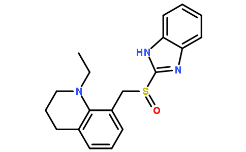 8-(1H-苯并咪唑-2-基亚磺酰甲基)-1-乙基-3,4-二氢-2H-喹啉