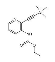 (2-Trimethylsilanylethynyl-pyridin-3-yl)carbamic acid ethyl ester