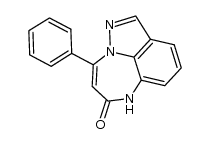 phenyl-4 dihydro-3,7 pyrazolo [1,5,4-ef]benzodiazepine-1,5 one-6