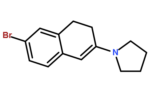 1-(6-溴-3,4-二氢萘-2-基)吡咯烷