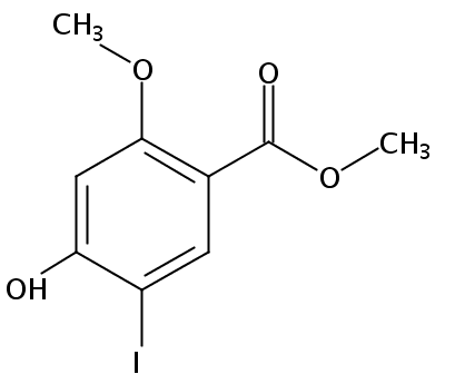 4-羟基-5-碘-2-甲氧基苯甲酸甲酯