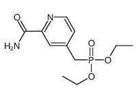 4-(diethoxyphosphorylmethyl)pyridine-2-carboxamide