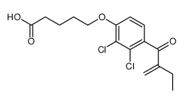 5-[2,3-dichloro-4-(2-methylidenebutanoyl)phenoxy]pentanoic acid