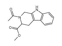 2-acetyl-2,3,4,9-tetrahydro-1H-β-carboline-3-carboxylic acid methyl ester