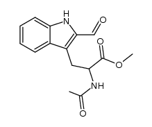 Methyl 2-acetylamino-3-(2-formylindol-3-yl)propionate