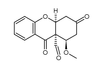(1α,4aβ,9aβ)-1,2,4a,9a-tetrahydro-1-methoxy-3,9-dioxo-4H-xanthene-9a-carboxaldehyde