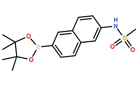 N-[6-(4455-四甲基-132-二氧硼杂环戊烷-2-基)萘-2-基]甲烷磺酰胺