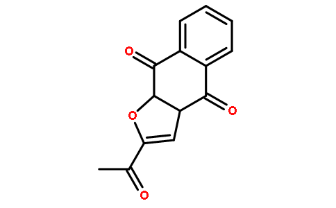 2-乙酰基-3a,9a-二氢萘并[2,3-b]呋喃-4,9-二酮
