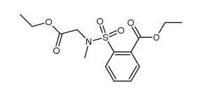ethyl 2-(N-(2-ethoxy-2-oxoethyl)-N-methylsulfamoyl)benzoate