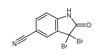 3,3-dibromo-2-oxoindoline-5-carbonitrile