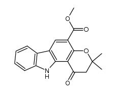 methyl 3,3-dimethyl-1-oxo-1,2,3,11-tetrahydropyrano[3,2-a]carbazole-5-carboxylate