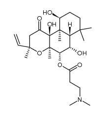(3R,4aR,5S,6S,6aS,10S,10aR,10bS)-6,10,10b-trihydroxy-3,4a,7,7,10a-pentamethyl-1-oxo-3-vinyldodecahydro-1H-benzo[f]chromen-5-yl 3-(dimethylamino)propanoate