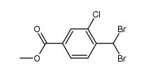 methyl 3-chloro-4-(dibromomethyl)benzoate