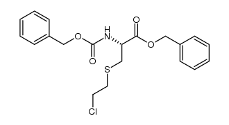 (R)-benzyl 2-(((benzyloxy)carbonyl)amino)-3-((2-chloroethyl)thio)propanoate