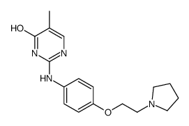 2-(4-(2-(吡咯烷-1-基)乙氧基)苯基氨基)-5-甲基嘧啶-4-醇