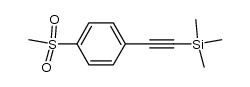 1-(methylsulfonyl)-4-[2-(trimethylsilyl)ethynyl]Benzene