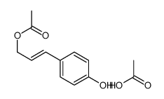 acetic acid,3-(4-hydroxyphenyl)prop-2-enyl acetate