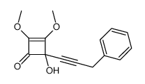 4-hydroxy-2,3-dimethoxy-4-(3-phenylprop-1-ynyl)cyclobut-2-en-1-one