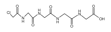 N-chloroacetyl-glycyl=]glycyl=]glycyl=]glycine