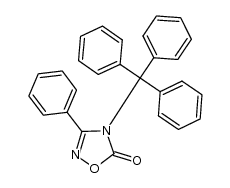 3-phenyl-4-trityl-1,2,4-oxadiazol-5-one