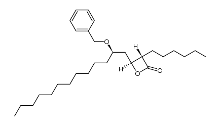 (3S,4S)-4-((R)-2(benzyloxy)tridecyl)-3-hexyl-2-oxetanone