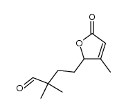 2,2-dimethyl-4-(3-methyl-5-oxo-2,5-dihydrofuran-2-yl)butanal