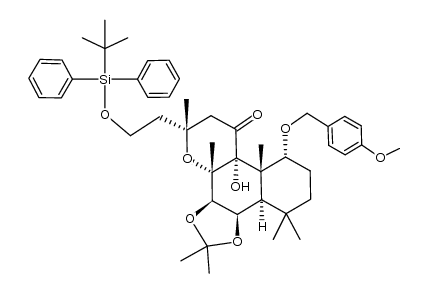 (3aR,3bS,5R,7aR,7bS,8R,11aR,11bR)-5-(2-((tert-butyldiphenylsilyl)oxy)ethyl)-7a-hydroxy-8-((4-methoxybenzyl)oxy)-2,2,3b,5,7b,11,11-heptamethyldodecahydro-7H-benzo[f][1,3]dioxolo[4,5-h]chromen-7-one