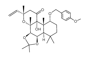 (3aR,3bS,5S,7aR,7bS,8R,11aR,11bR)-7a-hydroxy-8-((4-methoxybenzyl)oxy)-2,2,3b,5,7b,11,11-heptamethyl-5-vinyldecahydro-3aH-benzo[f][1,3]dioxolo[4,5-h]chromen-7(3bH)-one