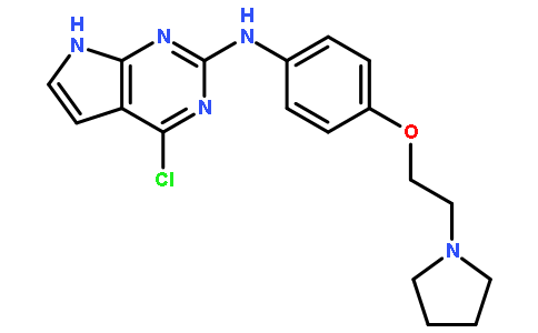 (4-氯-7H-吡咯并[2,3-d]嘧啶-2-基)-[4-(2-吡咯烷-1-基-乙氧基)-苯基]-胺