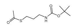 N-(叔丁氧基羰基)-3-(乙酰基硫代)丙胺