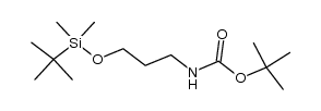 [3-(tert-butyldimethylsilanyloxy)propyl]carbamic acid tert-butyl ester