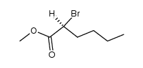 methyl ester of/the/ L(-)-2-bromo-caproic acid