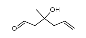 3-hydroxy-3-methylhex-5-enal