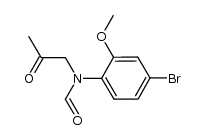 [4-bromo-2-(methyloxy)phenyl](2-oxopropyl)formamide