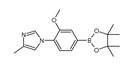 4-methyl-1-[2-(methyloxy)-4-(4,4,5,5-tetramethyl-1,3,2-dioxaborolan-2-yl)phenyl]-1H-imidazole