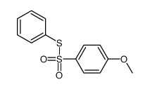 1-methoxy-4-phenylsulfanylsulfonylbenzene