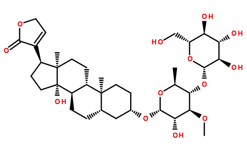 17alpha-黄夹竹桃乙糖苷对照品(标准品) | 114613-59-1