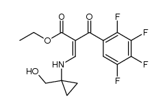 ethyl 2,3,4,5-tetrafluoro-α-[[[1-(hydroxymethyl)cyclopropyl]amino]methylene]-β-oxobenzenepropanoate