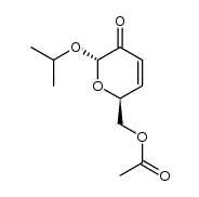 2-isopropyl 6-O-acetyl-3,4-dideoxy-α-D-glycero-hex-3-enopyranosid-2-ulose