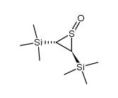 trans-2,3-bis(trimethylsilyl)thiirane 1-oxide