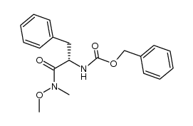 benzyl (S)-1-(N-methoxy-N-methylcarbamoyl)-2-phenylethylcarbamate