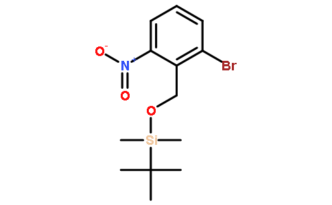 (2-溴-6-硝基苄氧基)(叔丁基)二甲基硅烷